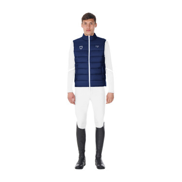 Gilet d’équitation homme Equestro x FISE, coupe slim Gilet d’équitation homme Equestro x FISE, coupe slim