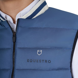 Veste sans manches homme Equestro en nylon Bering sea Bleu Veste sans manches homme Equestro en nylon Bering sea Bleu