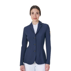 Veste concours équitation femme Equestro x FISE 3 boutons