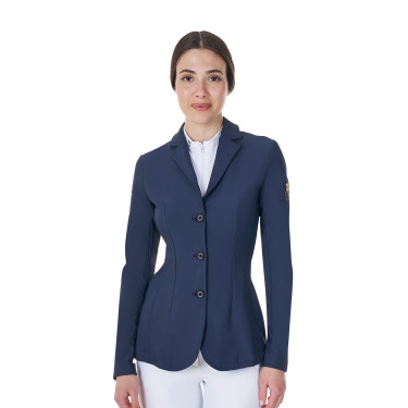 Veste concours équitation femme Equestro x FISE 3 boutons