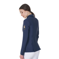 Veste concours équitation femme Equestro x FISE 3 boutons