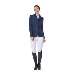 Veste concours équitation femme Equestro x FISE 3 boutons