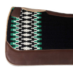 Tapis western Pool’s classique Noir / blanc / vert