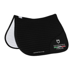 Tapis de saut Equestro x FISE avec logo brodé Noir