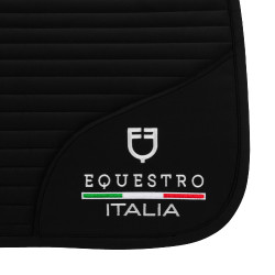 Tapis de saut Equestro x FISE avec logo brodé Noir