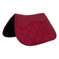 Tapis de saut Equestro Silica Plus Grenade Rose