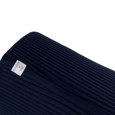 Tapis de dressage Equestro x FISE avec logo brodé Marine blazer Bleu marine