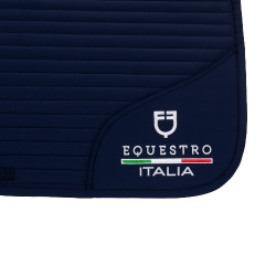 Tapis de dressage Equestro x FISE avec logo brodé Marine blazer Bleu marine