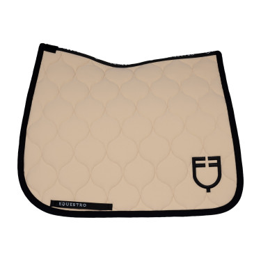 Tapis de dressage Equestro matelassé oignon Oxford tan Rose