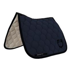 Tapis de dressage Equestro matelassé oignon Marine blazer Bleu marine