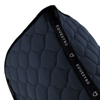 Tapis de dressage Equestro matelassé oignon Marine blazer Bleu marine