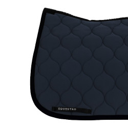 Tapis de dressage Equestro matelassé oignon Marine blazer Bleu marine