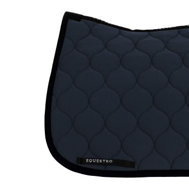 Tapis de dressage Equestro matelassé oignon Marine blazer Bleu marine