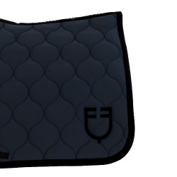 Tapis de dressage Equestro matelassé oignon Marine blazer Bleu marine