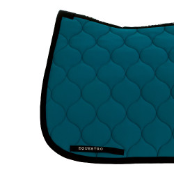 Tapis de dressage Equestro matelassé oignon Pétrole Bleu