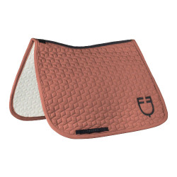 Tapis de dressage Equestro matelassé cube Redwood Rouge