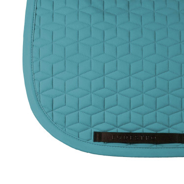 Tapis de dressage Equestro matelassé cube Pétrole Bleu