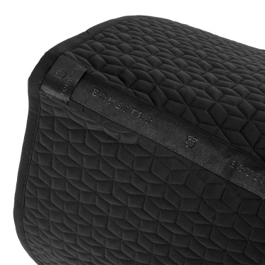 Tapis de dressage Equestro matelassé cube Noir