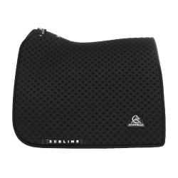 Tapis de dressage Acavallo Sublime en tissu technique à pois Noir Tapis de dressage Acavallo Sublime en tissu technique à pois Noir