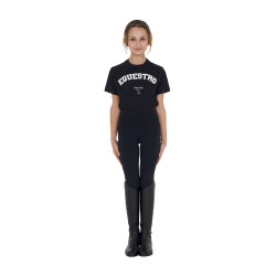 T-shirt fille équitation coton Equestro Horse Club