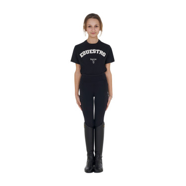 T-shirt fille équitation coton Equestro Horse Club
