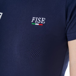 T-shirt équitation femme Equestro x FISE, slim été T-shirt équitation femme Equestro x FISE, slim été