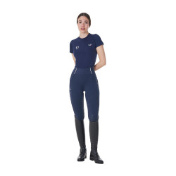 T-shirt équitation femme Equestro x FISE, slim été T-shirt équitation femme Equestro x FISE, slim été