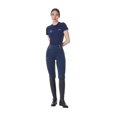 T-shirt équitation femme Equestro x FISE, slim été T-shirt équitation femme Equestro x FISE, slim été
