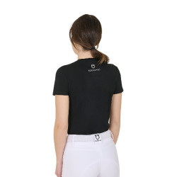 T-shirt équitation femme Equestro Wild Heart coton T-shirt équitation femme Equestro Wild Heart coton