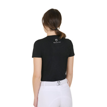 T-shirt équitation femme Equestro Wild Heart coton T-shirt équitation femme Equestro Wild Heart coton