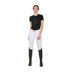 T-shirt équitation femme Equestro Wild Heart coton T-shirt équitation femme Equestro Wild Heart coton