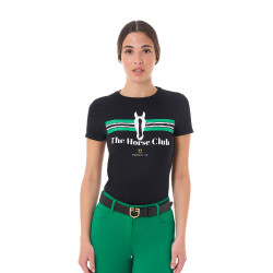 T-shirt d’équitation femme coton Equestro – manches courtes