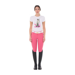 T-shirt équitation femme coton Equestro So Lovely