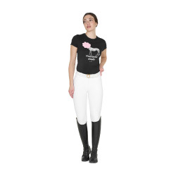 T-shirt équitation femme Equestro coton manches courtes T-shirt équitation femme Equestro coton manches courtes