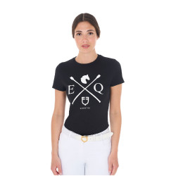 T-shirt d’équitation femme Equestro EQ en coton T-shirt d’équitation femme Equestro EQ en coton