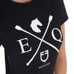 T-shirt d’équitation femme Equestro EQ en coton T-shirt d’équitation femme Equestro EQ en coton