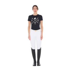 T-shirt d’équitation femme Equestro EQ en coton T-shirt d’équitation femme Equestro EQ en coton