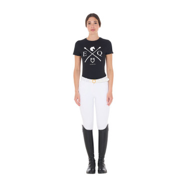T-shirt d’équitation femme Equestro EQ en coton T-shirt d’équitation femme Equestro EQ en coton