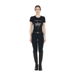 T-shirt d’équitation femme dressage Equestro slim