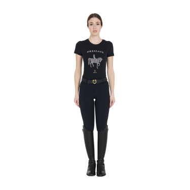 T-shirt d’équitation femme dressage Equestro slim