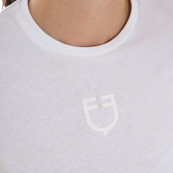 T-shirt d’équitation femme Equestro logo ton sur ton T-shirt d’équitation femme Equestro logo ton sur ton
