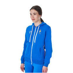 Sweat polaire d’équitation femme Equestro x FISE