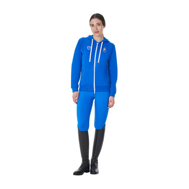 Sweat polaire d’équitation femme Equestro x FISE