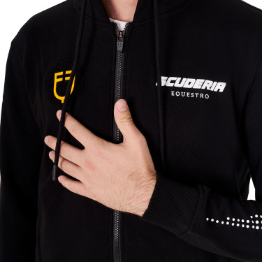 Sweat à capuche homme équitation Equestro Scuderia Sweat à capuche homme équitation Equestro Scuderia