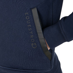 Sweat à capuche équitation femme zippé Equestro