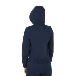 Sweat à capuche équitation femme zippé Equestro