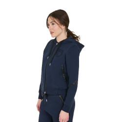 Sweat à capuche équitation femme zippé Equestro