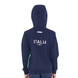 Sweat à capuche enfant équitation Equestro x FISE