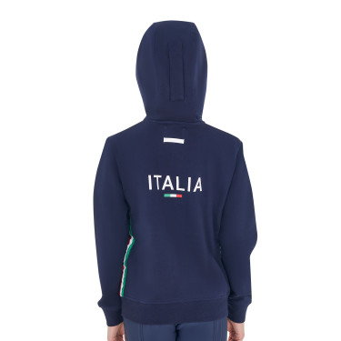 Sweat à capuche enfant équitation Equestro x FISE