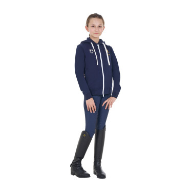 Sweat à capuche enfant équitation Equestro x FISE